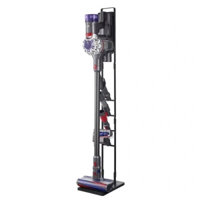 Image de VEVOR Support d&#039;aspirateur, pour Dyson V6 V7 V8 V10 V11 V15, porte aspirateur stable avec 4 crochets aspirateurs verticaux sans fil DC30 DC31 DC34 DC35 DC58 DC59 DC62 D74 et accessoires