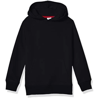 Image de Amazon Essentials Sweat Shirts à Capuche en Polaire Garçon, Noir, 4 Ans