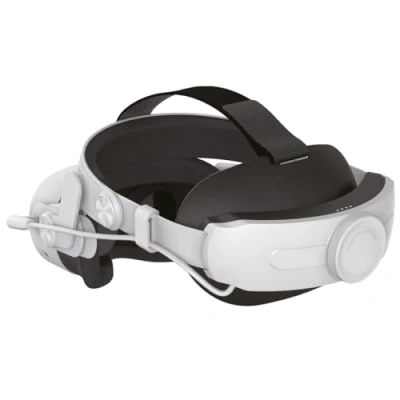 Image de Venom Power Strap pour Meta Quest 3 Sangle de tête rembourrée avec batterie externe intégrée