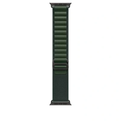 Image de Apple Watch Band Alpine Loop 49 mm Vert foncé Large