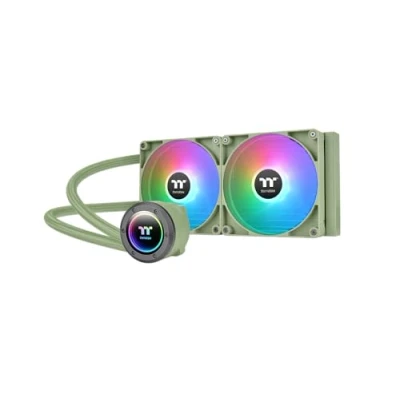 Image de Thermaltake TH280 V2 ARGB Sync CPU Liquid Cooler Matcha Green Edition All in One