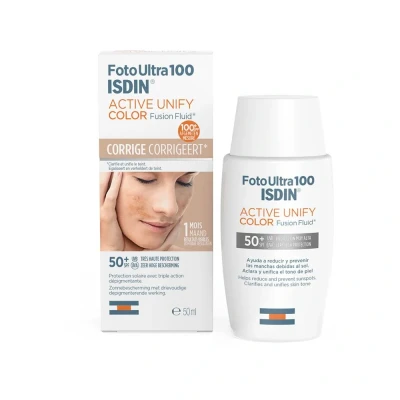 Image de Isdin Fluide FotoUltra100 Active Unify Color Fusion Fluid SPF+ 50 ml