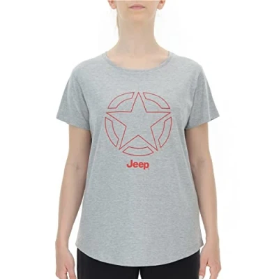 Image de JEEP O102258 J714 J T Shirt Femme ImpressionSTAR Outline J21W Light G.M./Flame Re L