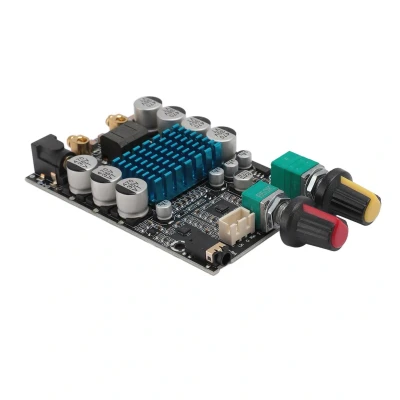 Image de Carte d&#039;amplificateur de caisson basses mono 100 W, module numérique haute puissance pour haut parleur DIY, noir