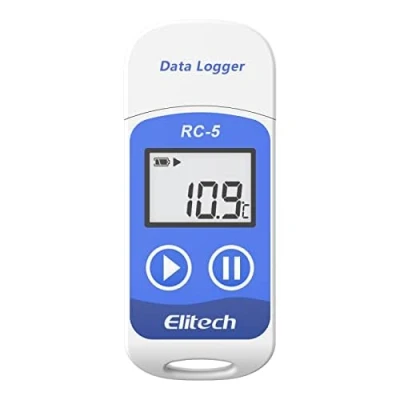 Image de Elitech RC 5 Mini USB Enregistreur de Données Température, Haute Précision Capteur, 32000 Points Capacité d&#039;enregistrement 1PC