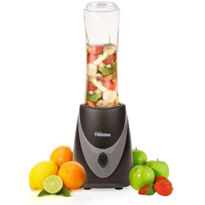 Image de Tristar Smoothie Maker Gobelet de 500ml Blender to go Lames en acier inoxydable avec couvercle Pièces résistant au lave vaisselle BL 4485