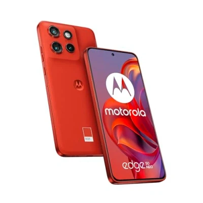 Image de Motorola Edge 50 Neo, 512Go RAM 12 Go, Smartphone débloqué, écran Compact 6,4&quot;, Triple capteur MP, résistant à l&#039;eau, Coque Incluse, Poinciana, Version française