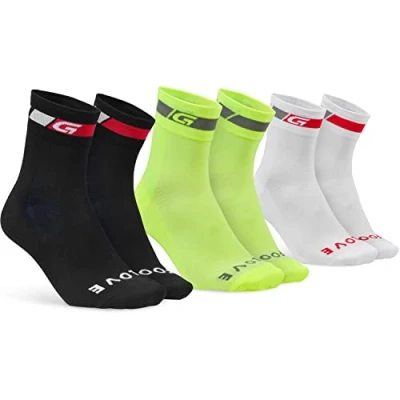 Image de GripGrab Chaussettes Été de Cyclisme Coupe Classic Regular Lot 1 et 3 Paires Vélo Course VTT