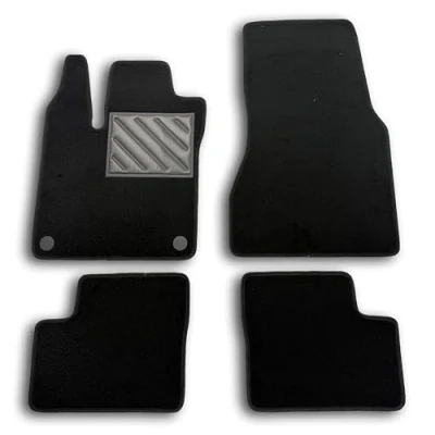 Image de Tapis Smart ForFour W453 2014 sur Mesure, Talonnette en Caoutchouc renforcé et Boutons de Fixation