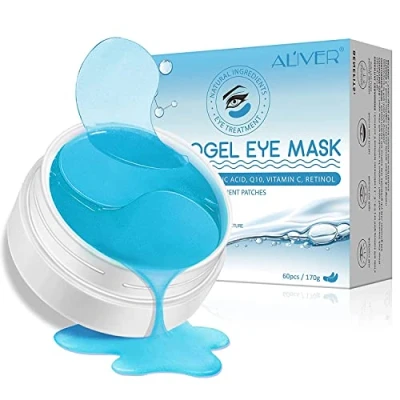 Image de Collagène Patch Yeux,30 pairs Masque pour Les Yeux Dickles,Hydratant Yeux,Anti age, Anti rides de Soin Yeux,Réduit Poches,Rides (bleu)