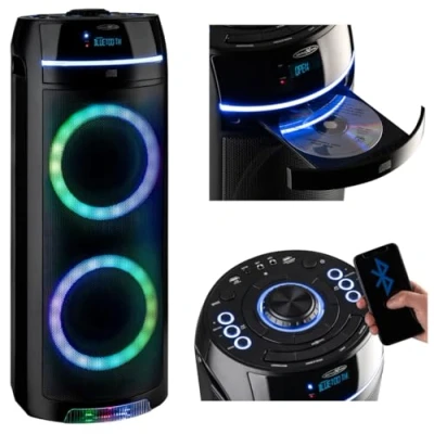 Image de Reflexion PS10BTCD Enceinte Bluetooth USB, AUX, Lecture de CD