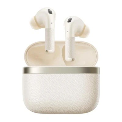 Image de Edifier W260NC Écouteur Suppression Bruit Active 45 DB, Son Haute Résolution sans Fil LDAC, AAC, 6 Mics IA pour Appels Ultra Clairs, Double Pilotes Dynamiques, Bluetooth 5.3, Ivoire