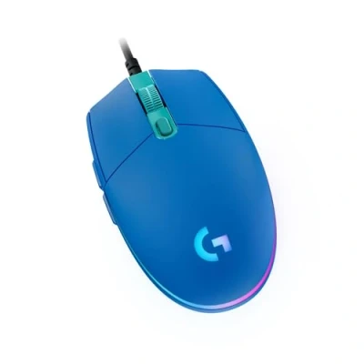 Image de Logitech G203 LIGHTSYNC USB Souris Gaming avec Éclairage RVB Personnalisable, 6 Boutons Programmables, Capteur Niveau Gaming, 8 000 PPP, Ultra Léger Bleu