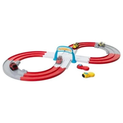 Image de Chicco Circuit De Course Turbo Ball, 150 cm, 2 Voitures Télécommandées, Joueurs, Configurations, En Forme D&#039;Anneau, Huit, Jeu Libre, Convient Aux Enfants 1 À 4 Ans