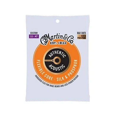 Image de Martin MA130FX Jeu de cordes SP Flexible Core Soie et phosphore Custom 11 47