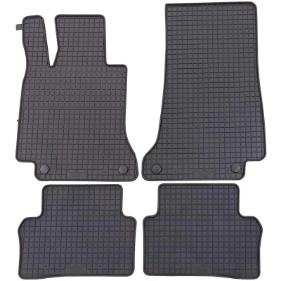 Image de Petex Tapis en caoutchouc 4 pièces pour Classe E à partir de 4/2016 Noir