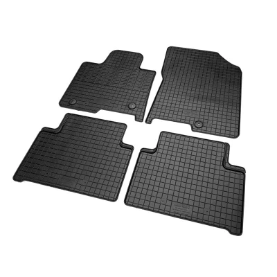 Image de AutoStyle CK RKI03 Ensemble de tapis sol caoutchouc avant et arrière 4 noir