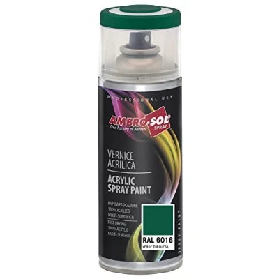 Image de Ambro Sol V4004006 Vernis peinture Acrylique Multi Usage, Brillante pour Intérieur et Extérieur, Adapté a Tous Type de Matériau, Aérosol En Fer Blanc Recyclable 400 ml, Violette