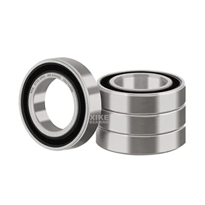 Image de XiKe 6702 2RS Roulement à billes scellé 15x21x4mm, Acier chromé｜Pré lubrifié｜Double joint en caoutchouc｜6702RS Roulements gorge profonde, Paquet de 4.