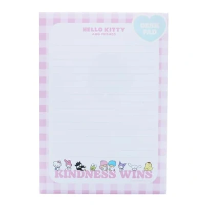 Image de Blueprint Collections Hello Kitty Desk Pad Jotter Organiser Kawaii Stationery Planner Tidy Cute Stationary