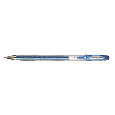 Image de UNI BALL Lot de 3 Rollers encre gel Signo UM120SP pointe large 1mm Bleu Pailleté