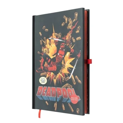 Image de Grupo Erik Carnet de notes lumineux Deadpool avec Stylo A5, Notebook, Journal Intime