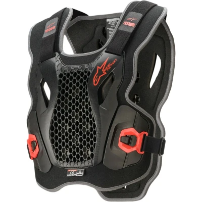 Image de Alpinestars Bionic Action Protection de Poitrine Noir/Rouge Taille XL