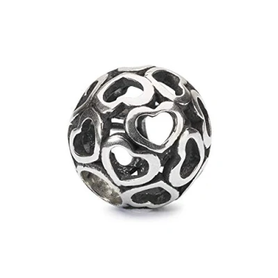 Image de Trollbeads TAGBE 10201 Charm en Argent Sterling recouvert d&#039;amour Argenté, Taille Unique, Argent, Pas de gemme