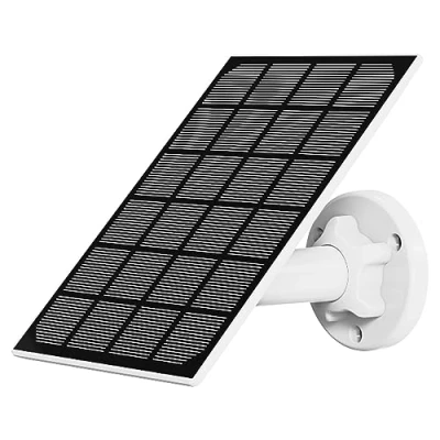 Image de Panneau Solaire NIVIAN Solar pour Les caméras de sécurité IP et Surveillance avec la Batterie Compatible EZVIZ C3A BC1C Convient à l&#039;extérieur IP65 3W microusb connecteur Cable 3 mètres