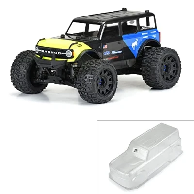Image de Pro Line Racing 1/8 2021 Ford Bronco CLR Bdy MAXX E REVO 2.0 PRO359400 Body &amp; Wings