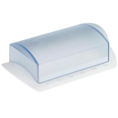 Image de Westmark Beurrier de Table avec Echelle, Plastique, Blanc/Transparent, 21162270