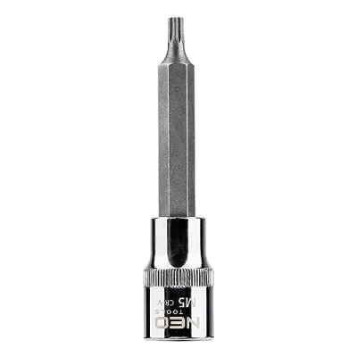 Image de NEO TOOLS Clé à douille 1/2pouce M5 Acier chrome vanadium, d&#039;outil Spline 08 740