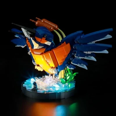 Image de YEABRICKS LED Lumière pour Lego 10331 Icons Le Martin pêcheur Modèle de Blocs Construction (Ensemble Non Inclus)