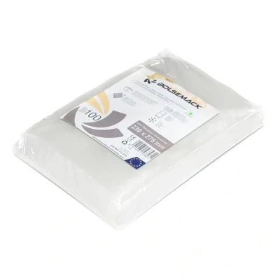 Image de Sacs sous vide gaufrés 230x275mm (23x27,5 cm.) 100 unités, à usage alimentaire pour tout type d&#039;appareil de mise