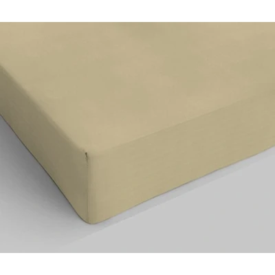 Image de Max Color Drap Housse en Coton pour lit Double Taupe