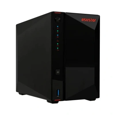 Image de Asustor NIMBUSTOR 2 AS5202T Baies NAS Bureau Boîtier Dual Core 2.0 GHz CPU, Go RAM DDR4, sans Disque