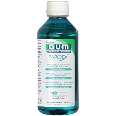 Image de GUM Paroex Bain de bouche 0.06% CHX 500ml, Pack 6 (6x 500ml)