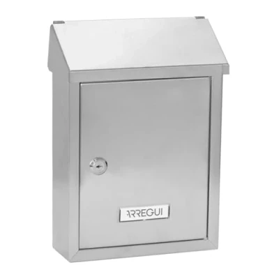 Image de ARREGUI Smart E5727 Boîte aux Lettres Individuelle en Acier Inoxydable, Taille S (Courrier Format A5), Petite Lettres, avec Fente Arrière, Facile à Installer, Anticorrosion, INOX