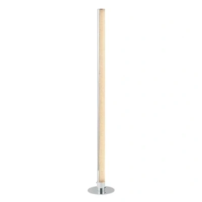 Image de LED Lampadaire Hadis à intensité variable (Moderne) en Argent e. a. pour Salon &amp; Salle manger (1 lampe,à), Sur Pied, Lampe a de Sol