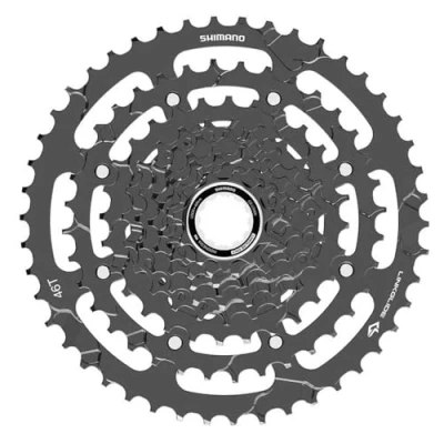 Image de SHIMANO 9 V 11 36 Cs lg400 Cassettes et pignons de vélo Mixte, Multicolore, Taille Unique