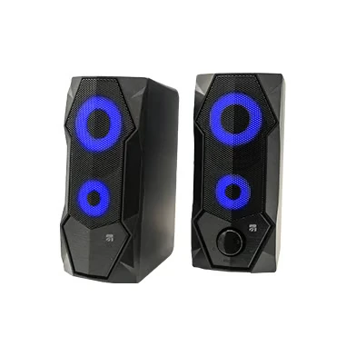 Image de Xtreme videogames Enceinte USB Twin Boîtier avec LED RGB pour PC 33207
