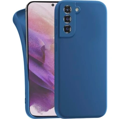 Image de MyGadget Coque pour Samsung Galaxy S21 Plus Case TPU Souple &amp; Soft Cover Protection Extra Fine Légère Étui Coloré Anti Choc et Rayures Bleu foncé