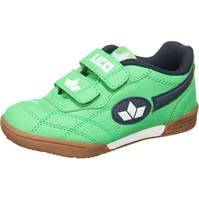 Image de Lico Bernie V, Chaussures Multisport Indoor Mixte Enfant, Vert (Gruen/Marine/Weiss), 25 EU