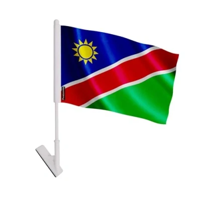 Image de Drapeau adhésif Namibie 14 x 21 cm 5 pièces Polyester Léger Recto/verso