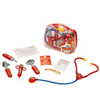 Image de Theo Klein 4266 Arztköfferchen with Accessories I Stethoscope , Syringe and much more Case Transparent Lid Toy for Children from 3 Years old