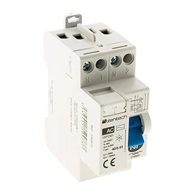 Image de Interrupteur différentiel 40/2 30mA Type AC NF Zenitech