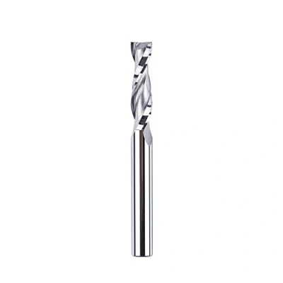 Image de SpeTool Fraise Defonceuse 6mm Upcut a Rainurer 24mm Longueur de coupe 2 Flûtes CNC Spirale 60mm totale à défoncer HRC55 Bois pour Sculpture