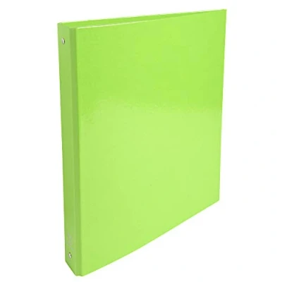 Image de Exacompta réf. 519297E 1 Classeur rigide Pelliculé Iderama 4 anneaux ronds diamètre 30 mm Dos 40 Dimensions extérieures : 32 x 26 cm Format à classer A4 Coloris vert anis
