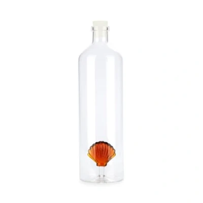 Image de Balvi Bouteille Atlantis Shell Couleur Ambre Fabriqué à la Main en Borosilicate Verre 30cm