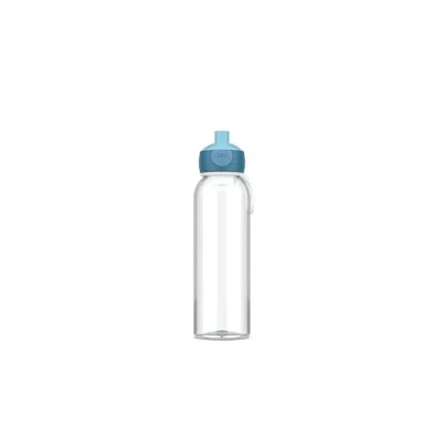 Image de Mepal Bouteille Pop up Campus Gourde Étanche pour L&#039;école et les Déplacements Transparente Réutilisable Sans BPA Lavable au Lave vaisselle 500 ml Cool blue